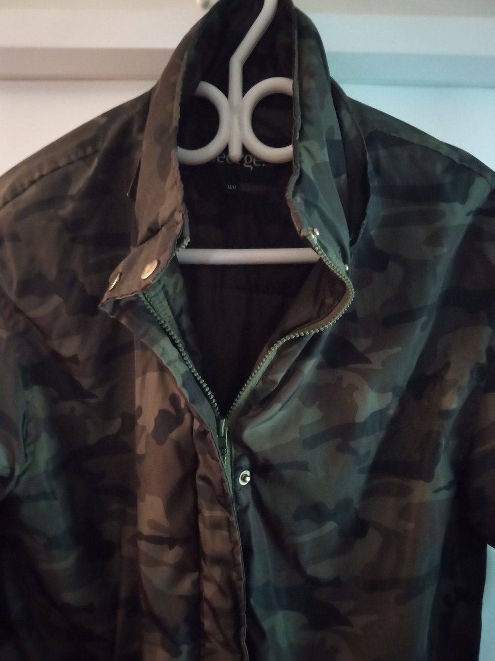 Men's Camo Field Jacket - Green Camouflage - Picture 2 of 6
